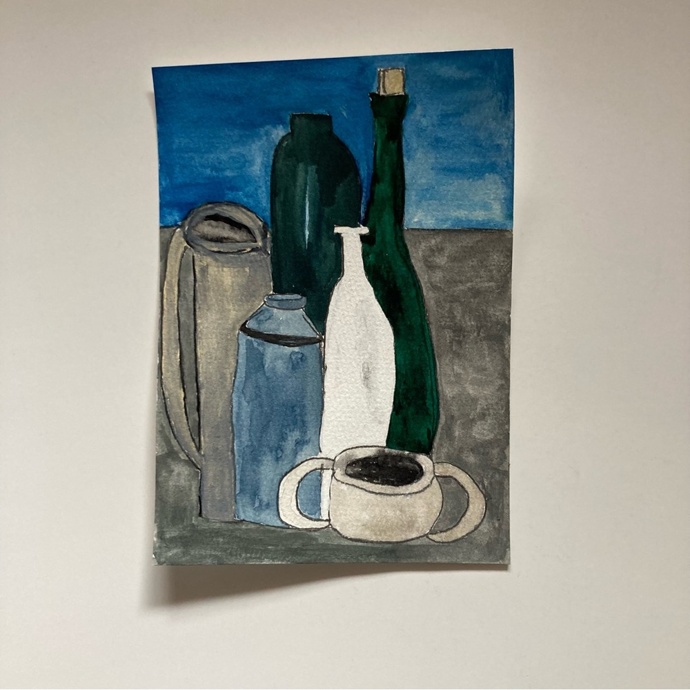 Watercolor Still Life Painting